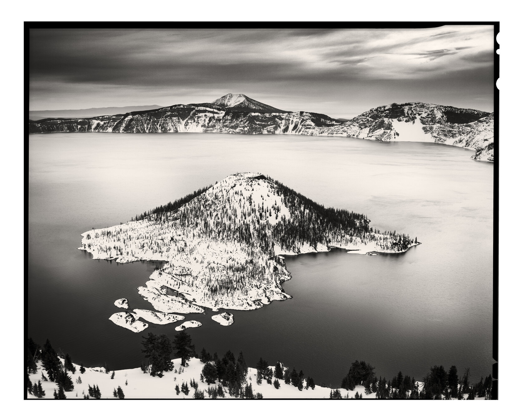 Crater Lake, Winter Morning